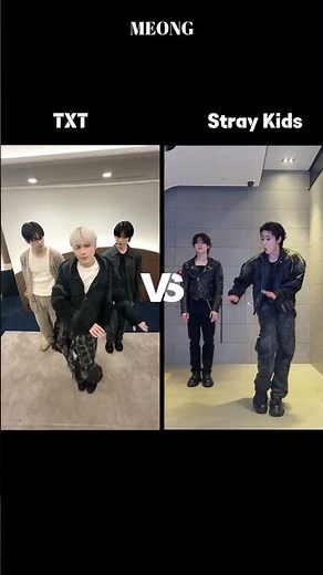 TXT vs Stray Kids: Who Wins the "매끈매끈하다 매끈매끈한 리믹스" Challenge? #kpop\r#straykids
