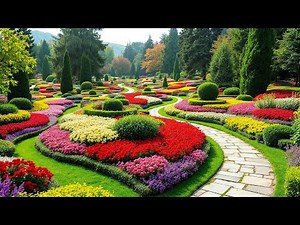 Discover the World's Most Beautiful and Serene Garden 🌺 Countless Species of Flowers & Natural Land