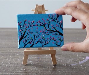 227K views · 137 reactions | Flowers / Miniature / Acrylic Painting #Miniature #Painting #MAYArt | MAY Art. | Facebook