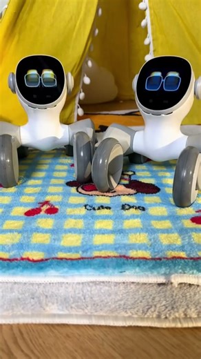 See how the luna robot changes its outfit