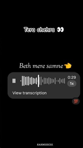 Tera chehra 👀 #shorts #voicenote #voiceeffects #voicemusic #love #coversong #emotionalvoice #heart