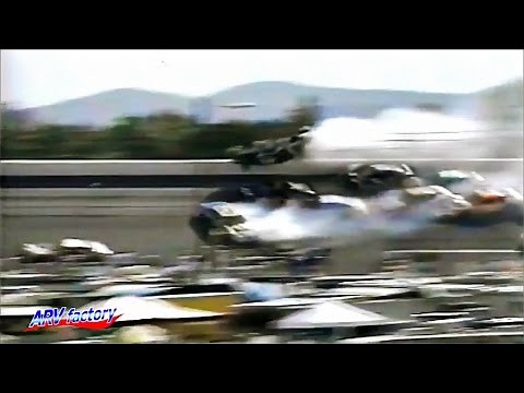 Rick Craven's Big Crash at Talladega - 1996 NASCAR