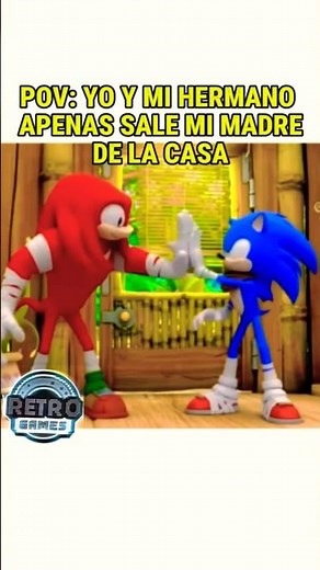 Mi hermano y yo siempre #sonic #hermanos #gaming #funnyshorts #fyp