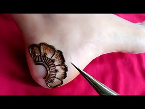 Very beautiful feet👣 mehndi design | Easy & simple mehndi design | Mehndi designs | mehndi design.