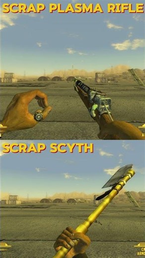 Project Weaponry : scrap plasma rifle and scrap scyth