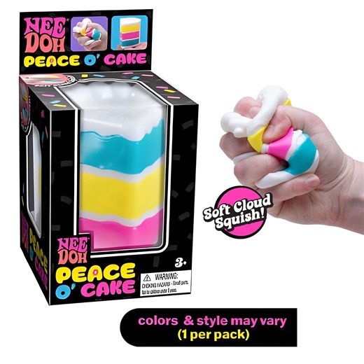 Piece O Cake, Squish Squeeze Piece O Cake, Stress Relief Gadgets for Anxiety Relief