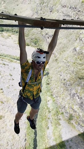Exciting Zip-Line Adventure in Stunning Mountains