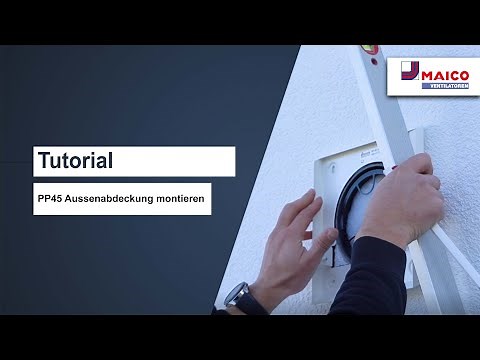 PP 45 Außenabdeckung montieren