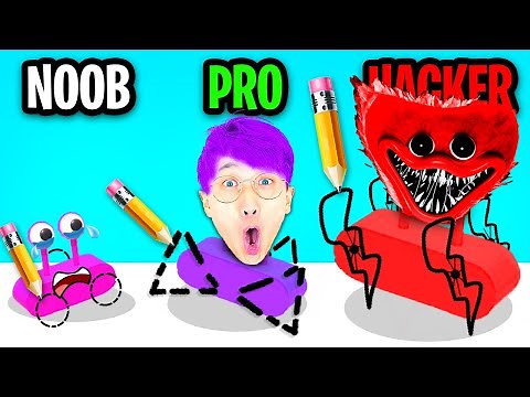 NOOB vs PRO vs HACKER In BUG CLIMBER!? (ALL LEVELS!)