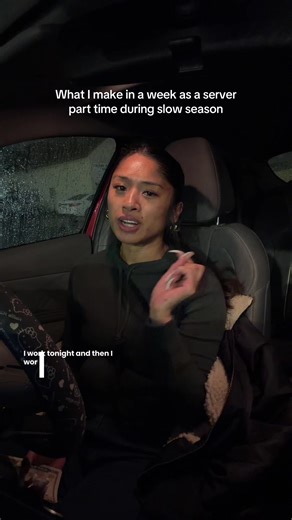 Part 4 Server tip count for the week of the holidays!! Grateful for multiple streams of income 😬🫶 #server