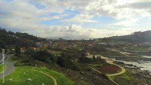 A Guarda, village of Pontevedra, Galicia,Spain, near of Portugal