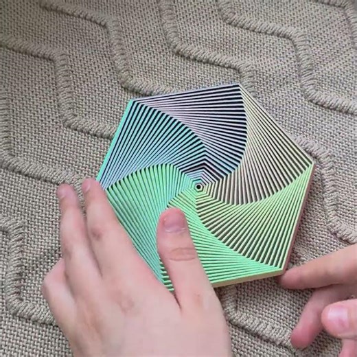 Hexagone | Fidget sensoriel imprimé en 3D