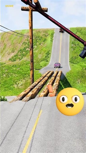 Giant Hammer vs. Logging Bridge! 🪵🔨 #shorts