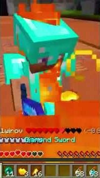 Extreme! PVP CHALLENGE! In A Random Public Server 😱🔥! #shorts #gaming #minecraft #minecraftserver