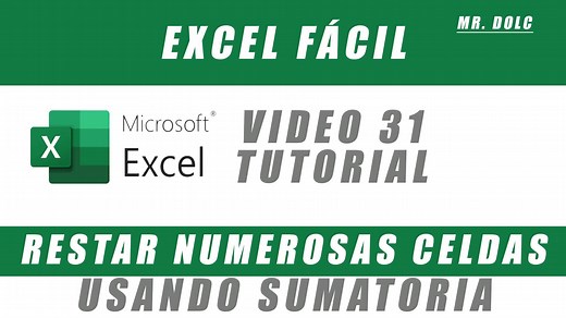 Cómo Restar Varias Celdas en Excel Fácilmente