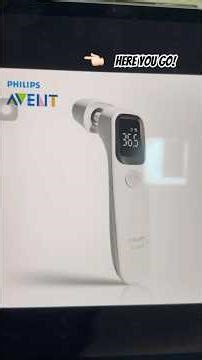 #￼Philips Avernt AET-R832 2-in-1 Infrared Thermometer Ear & Forehead Mode