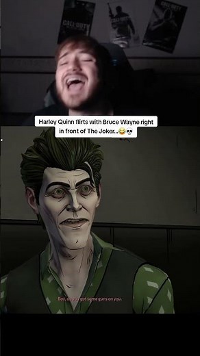 Harley Quinn Flirts With Bruce Wayne In Batman: The Telltale Series...😂 #telltalegames #gaming