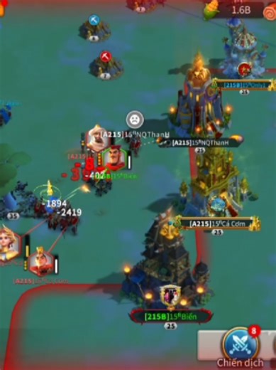 F2P 1 vs 5 F2P ⚔️ #riseofkingdomsvietnam #rok #riseofkingdoms #risekingdom #kingdom3215