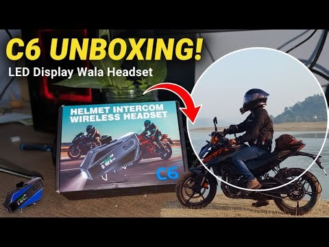 Best Budget Helmet Bluetooth?/ C6 Review & Setup