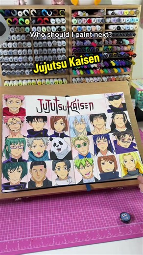 ASMR Painting Jujutsu Kaisen Characters
