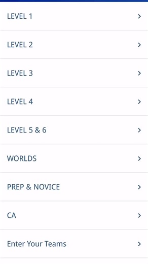 1K views · 13 reactions | Don’t forget we have Team Lists for ALL levels in the CheerCast app! (Junior 4 shown) | CheerCast | Facebook