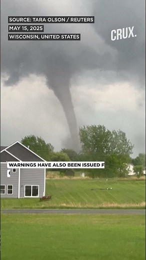 Watch | Tornado Tears Through Wisconsin Suburb: Eyewitness Captures Swirling Fury, Warnings Issued