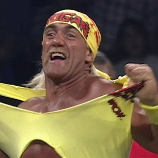 It's his birthday, and he'll rip his shirt if he wants to, BROTHER. Happy birthday, Hulk Hogan! ❤️ 💛 🖤 | WWE