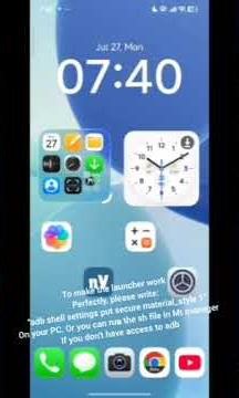 How to Install HyperOS 4 Rust Launcher on HyperOS 3 Link in Description (Root) (KernelSU)