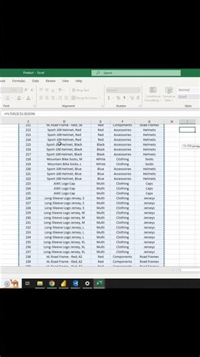 Filter function in excel. Interview questions #excelinterview #mis #excelshorts #exceltutorial #tips