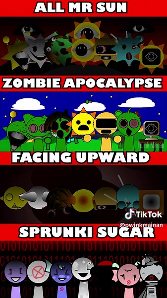 Incredibox Sprunki Horror Mode: Zombies vs Mr Sun