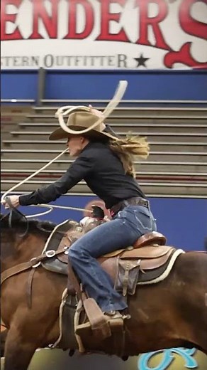 BFI Shorts | Charlie 1 Horse All-Girl Breakaway #bfi #thelegacyliveson #cowgirls #breakawayroping