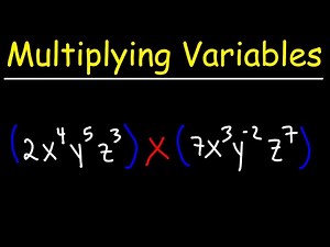 Multiplying Variables with Parentheses and Exponents - GED Math