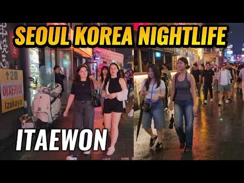 🇰🇷 SEOUL KOREA: NIGHTLIFE WITH SO MANY PRETTY LADIES 4K [BEST STREET SCENE 🔥]