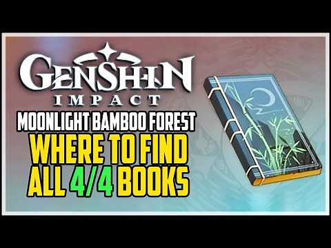 Moonlight Bamboo Forest All Books Locations Genshin Impact (Spring, White Horse and Moonlight)