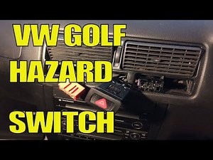 VW Golf Hazard Switch Removal