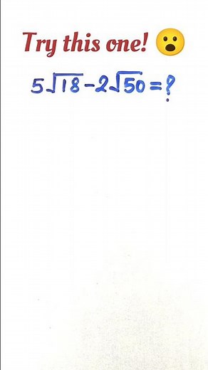 Most People Miss This Square Root Trick! 😱 #TrickyMaths #Mathematics #MathProblem