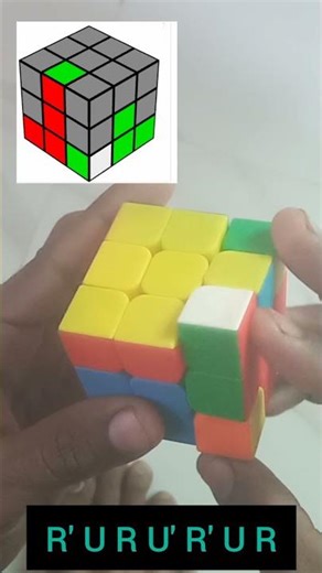 formula R' U R U' R' U R how to solve rubiks cube#rubikscube#cubesolve#solvecube