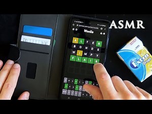 ASMR 1hr Playing Wordle on Mobile | Cough Drop Sounds