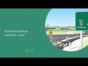 GuideSIGN Sigma & Plus - Line Pavement Markings in AutoCAD
