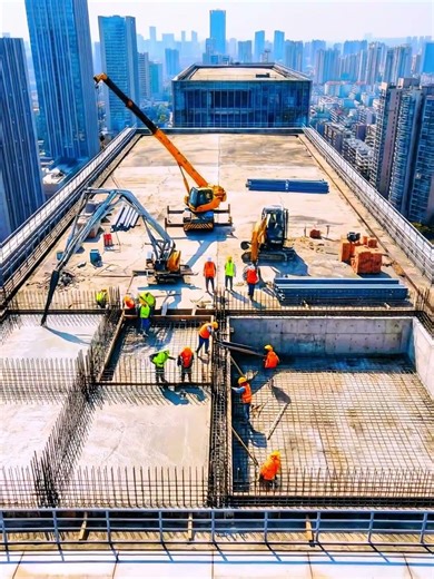 Rooftop Infinity Pool House Construction #art #shorts