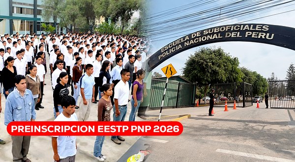 Proceso de admisión PNP 2026: LINK de preinscripción a las Escuelas de Suboficiales y fechas