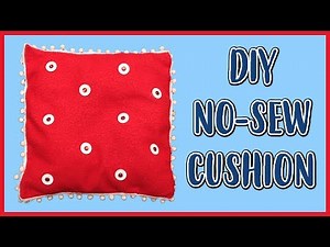 DIY NO SEW CUSHION | ROOM DECOR | CRAFTY ZILLA