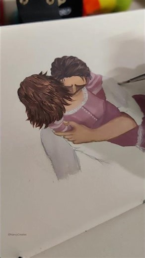 Should I make more tangled scenes? #art #youtube #youtubeshorts #shortvideo #love #artist #tangled
