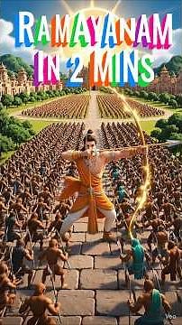 ramayanam full story in 2 mins 3d animated video rama 🛕 temple jai sri ram