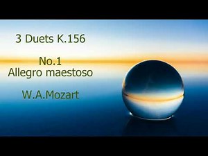 3 Duets for Two Flute No.1-1 K.156 W.A.Mozart