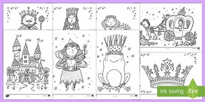 Fairy-Tale Colouring Sheets