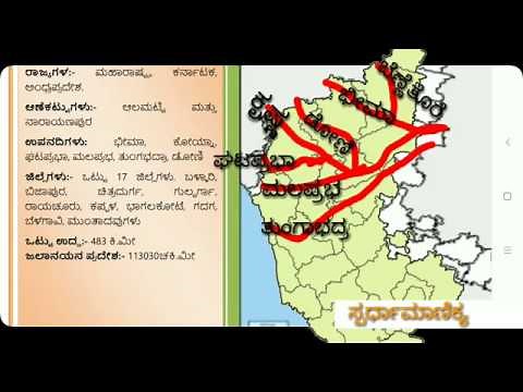 River system of karnataka ಕರ್ನಾಟಕದ ನದಿಗಳು