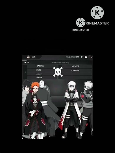 SASUKE ITACHI OBITO PAIN SQUAD 🆚️ NARUTO MINATO KAKASHI SHISUI SQUAD #garenafreefire #viral #naruto