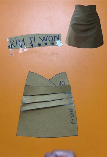 Pleated A-Line Skirt Pattern Making Tutorial