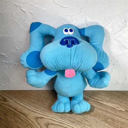 1990s Blues Clues Talking & Sing Along Plush Toy! Vintage Nick Jr Blues 11.5" Plush Stuffed Animal Toy --WORKS! - Etsy